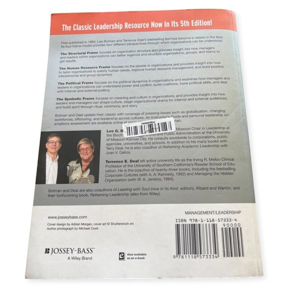 Reframing Organizations 5th Edition Textbook - Picture 2 of 8